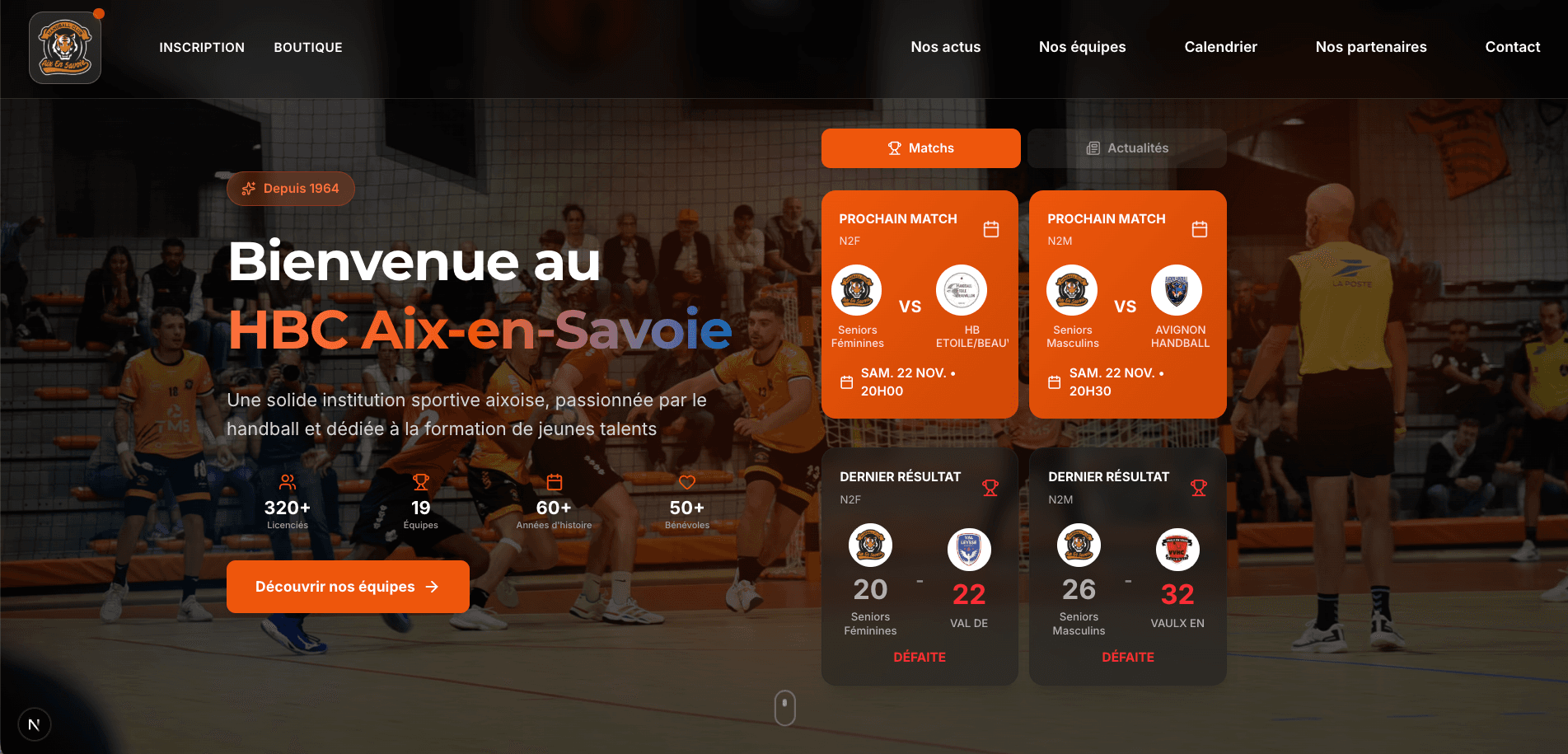 Le nouveau site du HBCA est la